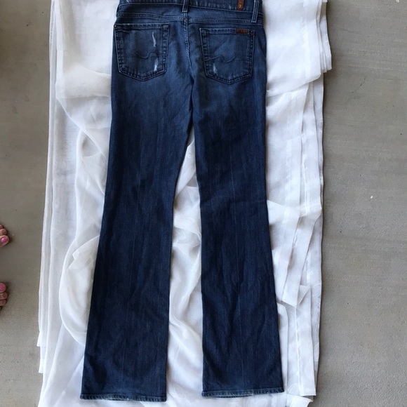 7 For All Mankind ~ Bootcut, Stretch, Distressed - Picture 7 of 8